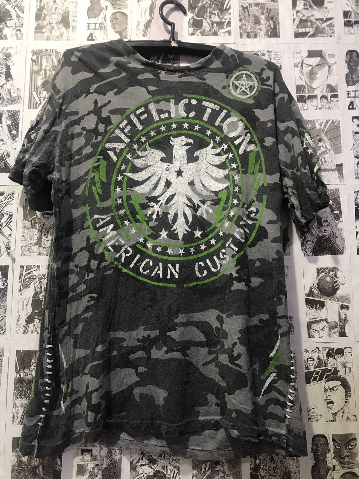 Band Tees Affliction American Customs T Shirt Size Xl Hoodie, Sweatshirt | FlexRushtees.com