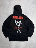 Vintage Pearl Jam Promo Emboidery Boxy Hoodie Y2k L T-Shirts, Sweatshirt | FlexRushtees.com