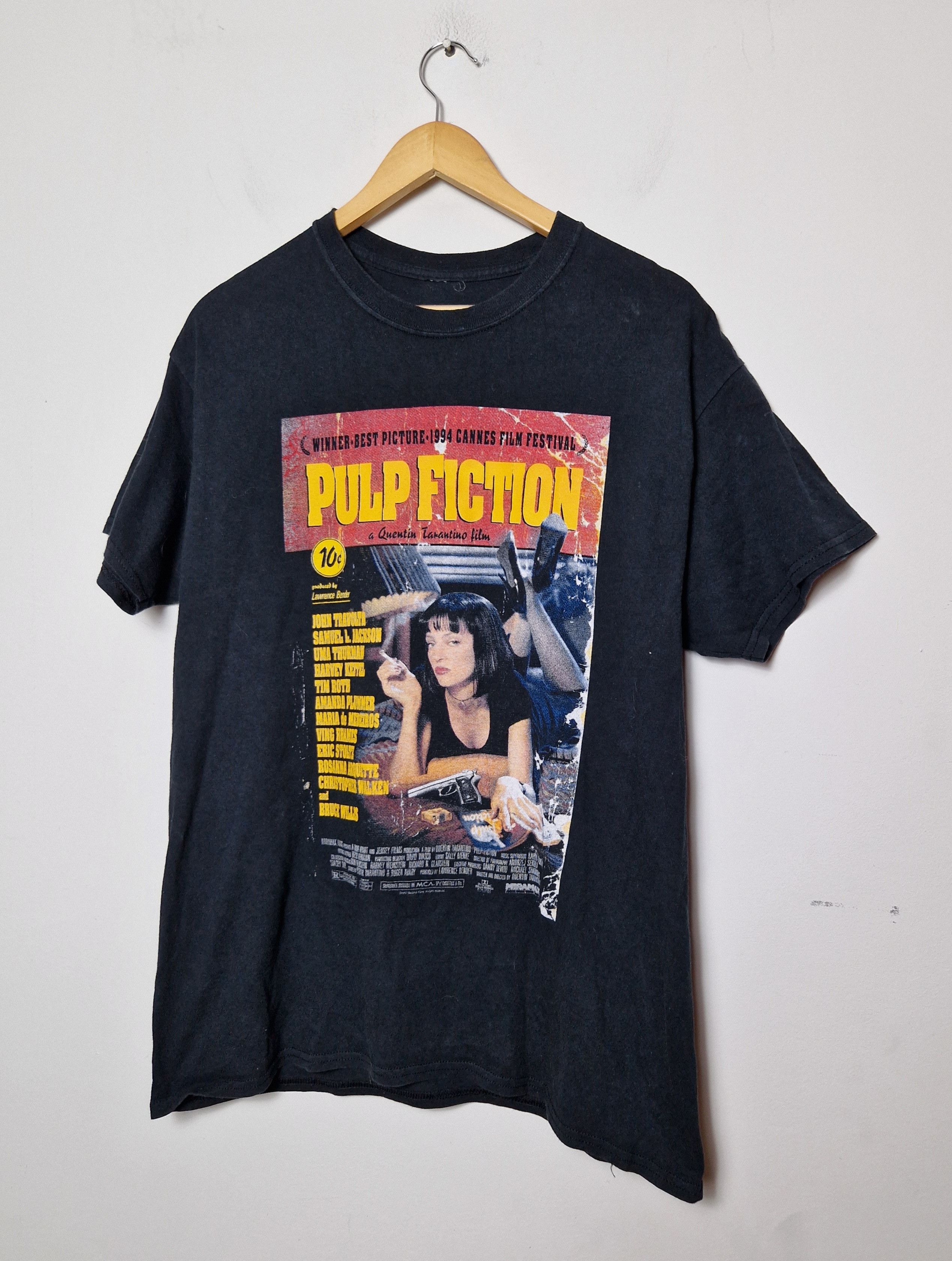 Vintage Quentin Tarantino Pulp Fiction Tee Hoodie, Sweatshirt | FlexRushtees.com