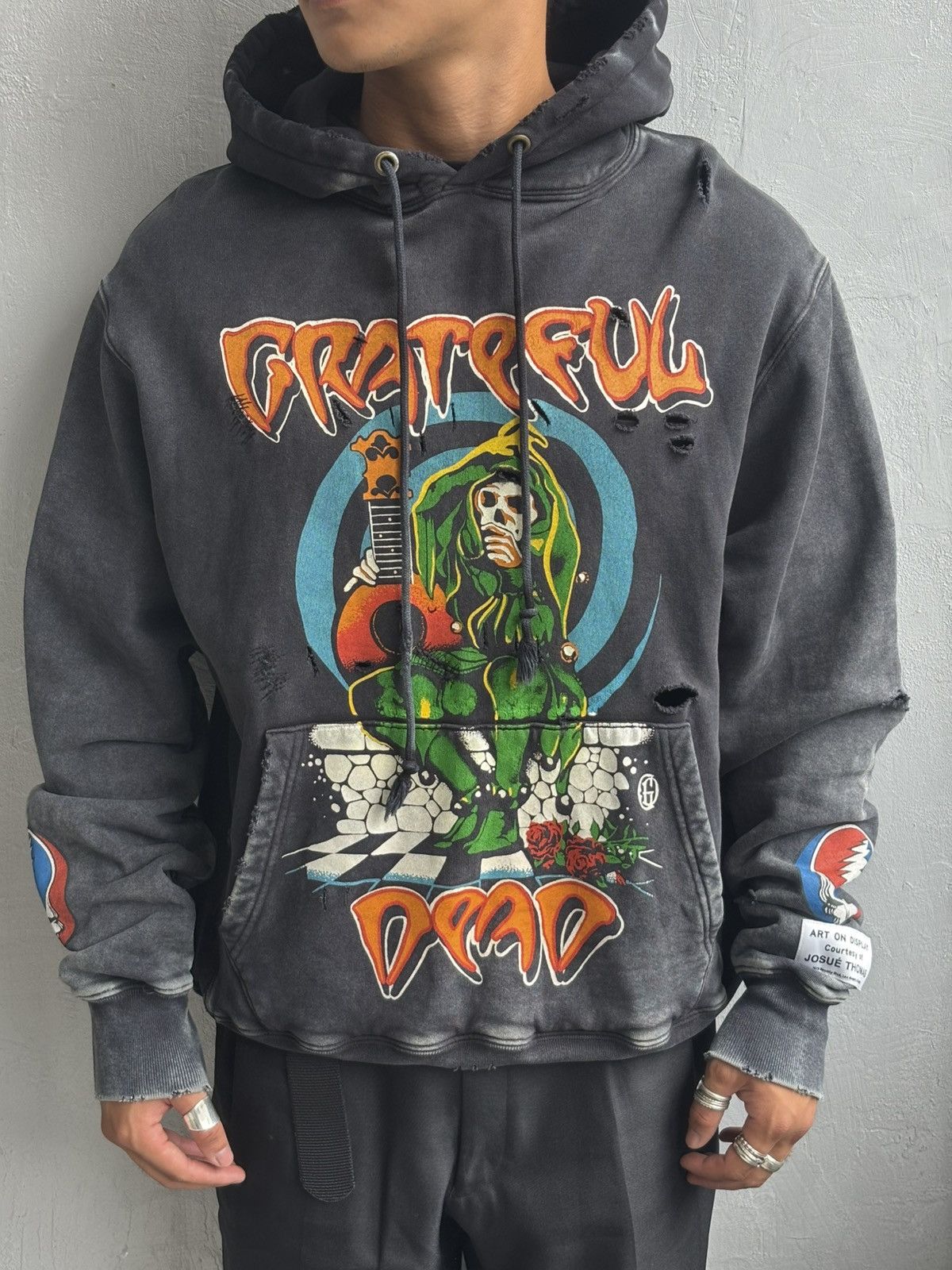 Dept Gallery Dept Rare Grateful Dead Distressed Hoodie T-Shirts, Sweatshirt | FlexRushtees.com