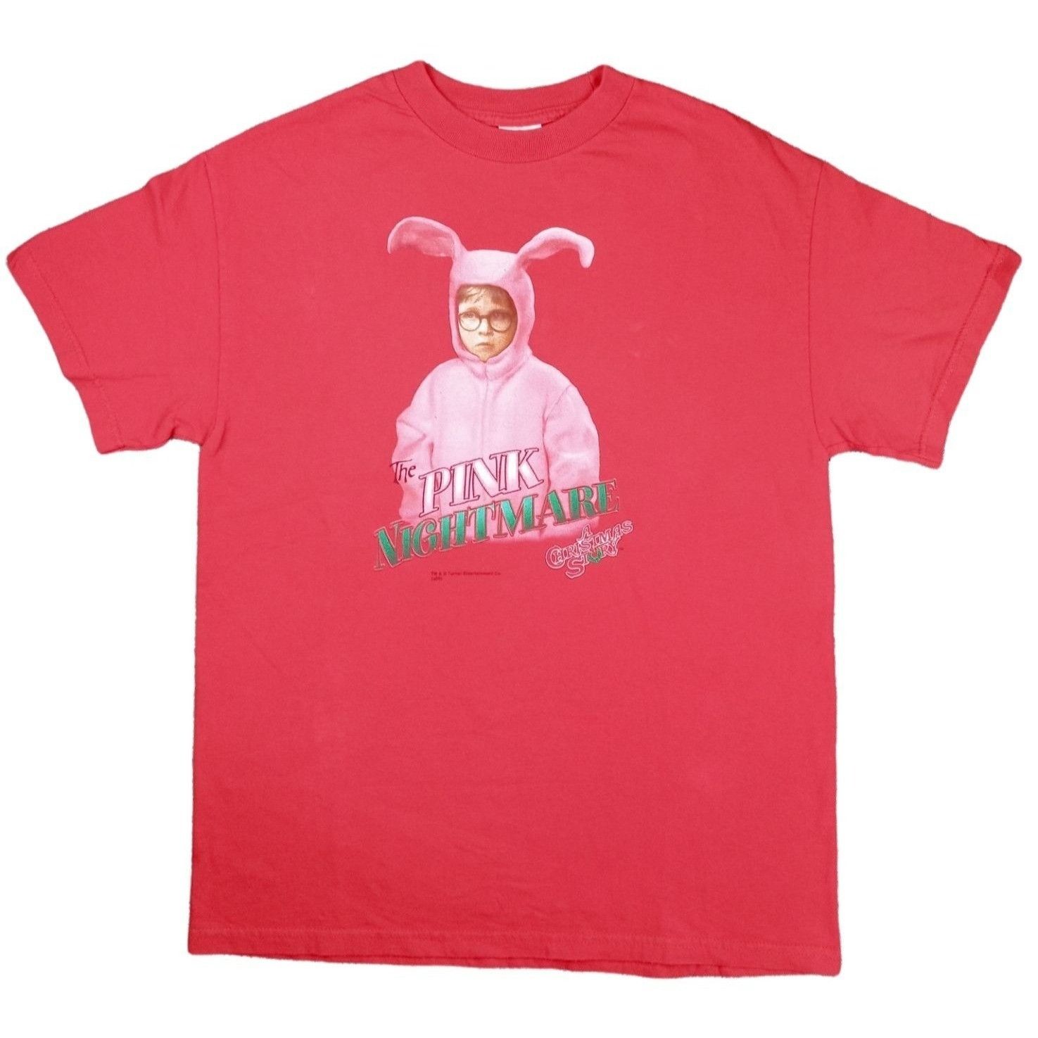 Vintage Deadstock Red Christmas Story Tee Shirt Ralphie Hoodie, Sweatshirt | FlexRushtees.com