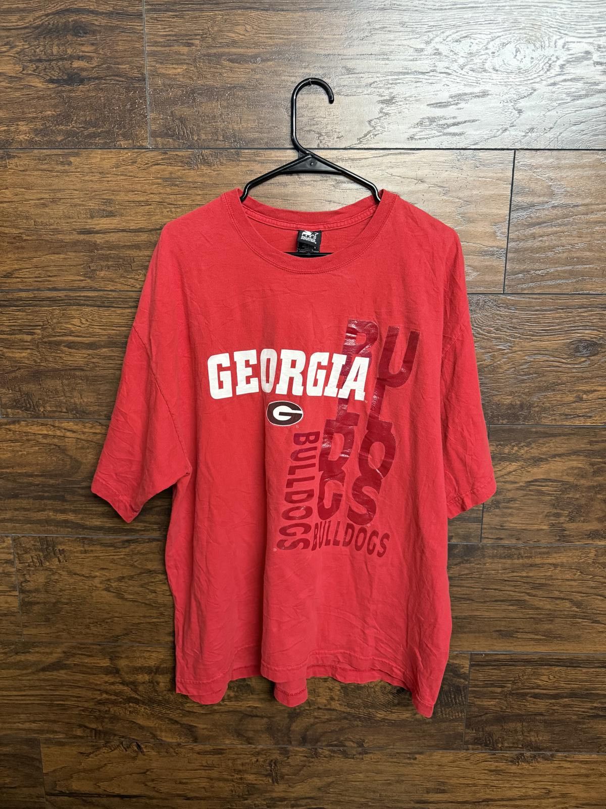 Y2k Starter Georgia Bulldogs T Shirt University Of Georgia