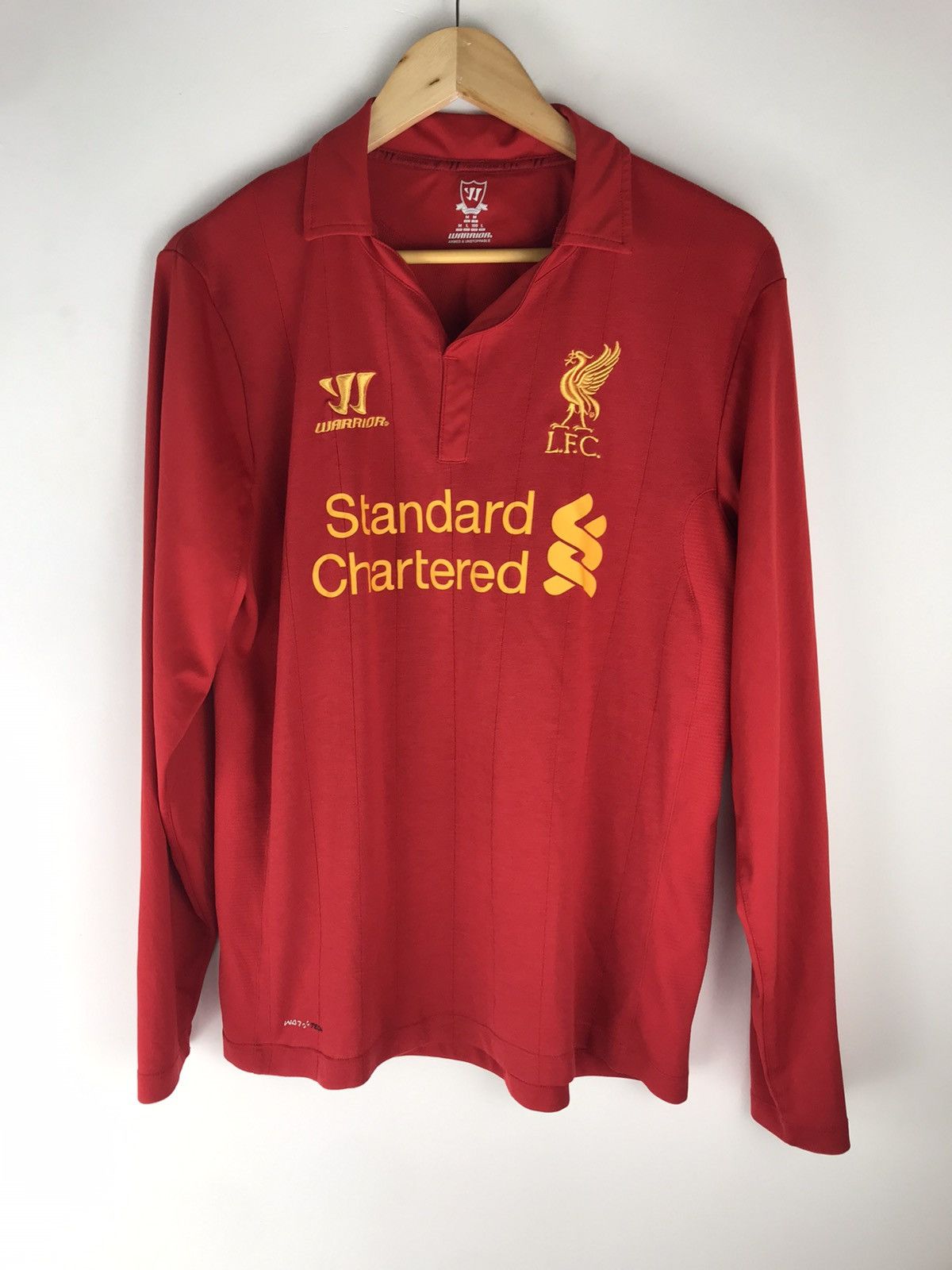 Warrior Liverpool Fc Home 2014 Long Sleeve Sterling 31 Soccer Jersey