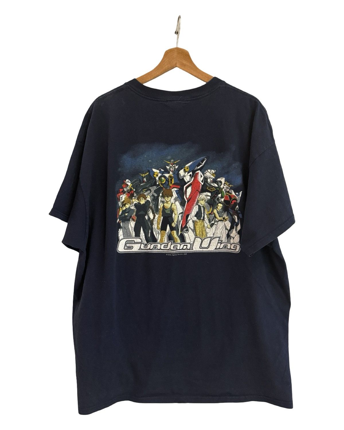 Anime Vintage 2000 Mobile Suit Gundam Wing Squad Tee Hoodie, Sweatshirt | FlexRushtees.com