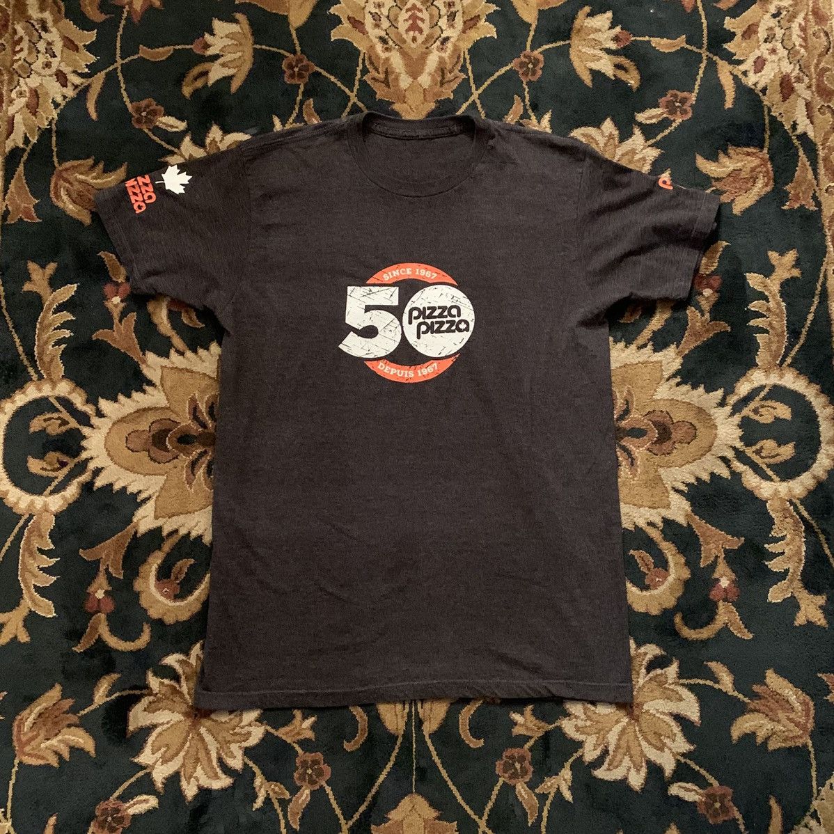 Junk Food Vintage Retro Pizza Pizza 50th Anniversary Graphic T Shirt Hoodie, Sweatshirt | FlexRushtees.com