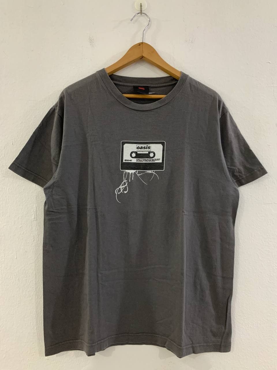 Band Tees Vintage 2000s Oasis Cassette Tape Britpop Band Tee Hoodie, Sweatshirt | FlexRushtees.com