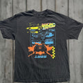 Vintage Back To The Future Shirt Mens L Black 1985 Delorean Movie Graphic Sci Fi