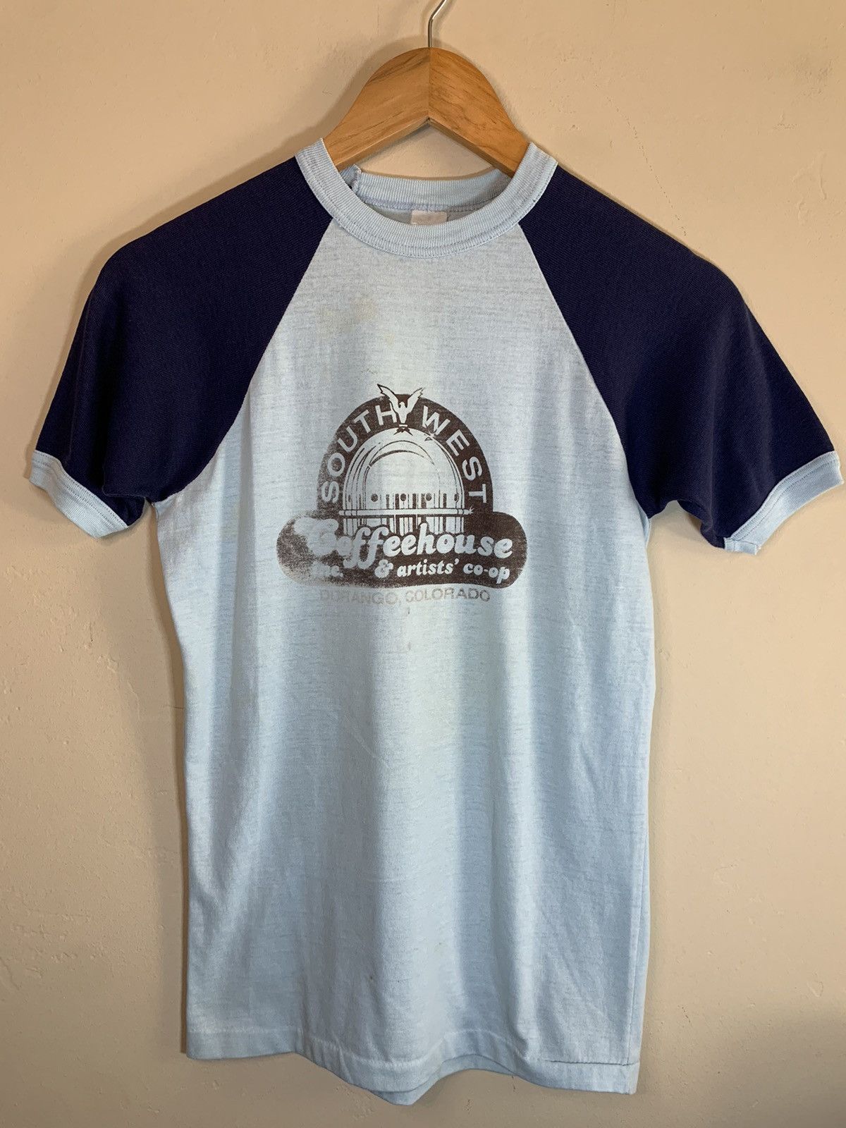 Rare Vintage 60s Southwest Coffeehouse Artists Co Op Shirt