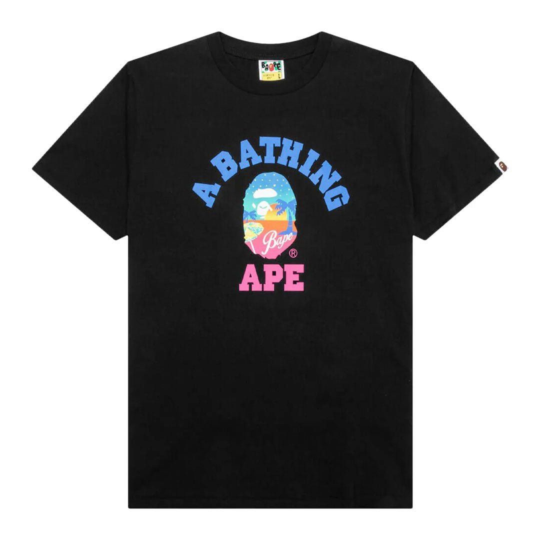 Bape Sunset Beach Tee Black