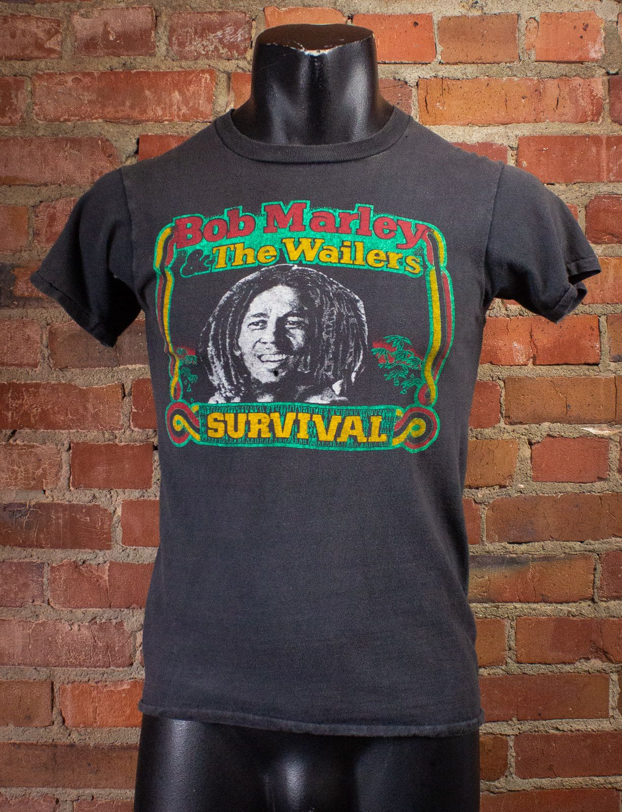 Vintage Bob Marley Survival Concert T Shirt 70s