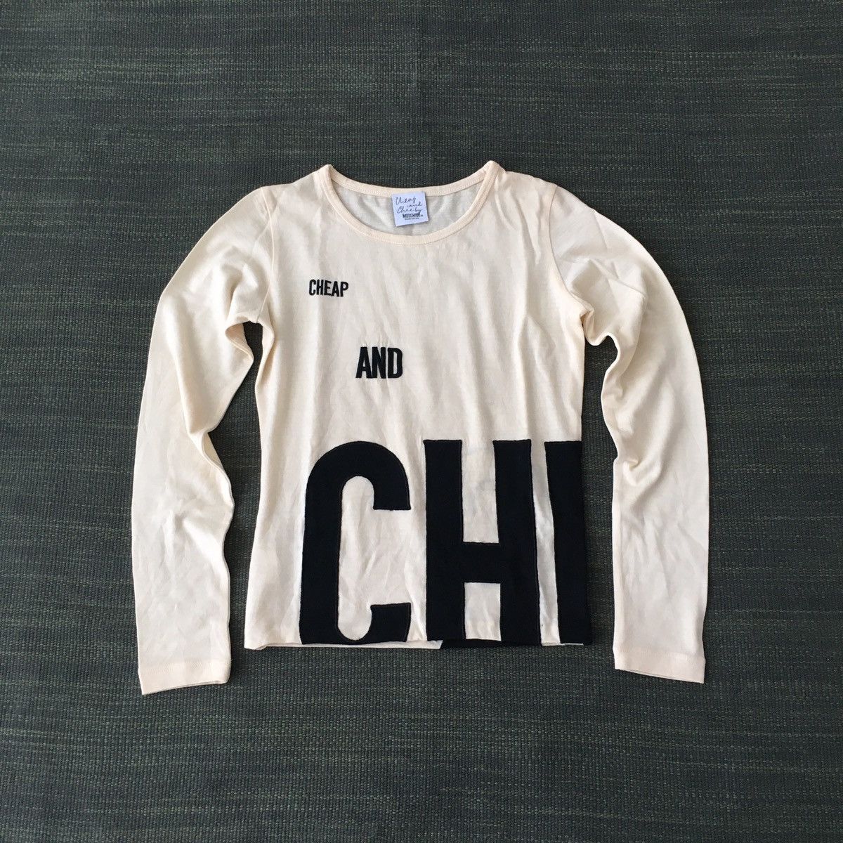 Moschino Cheap And Chic By Moschino Wool Long Sleeve Tshirt
