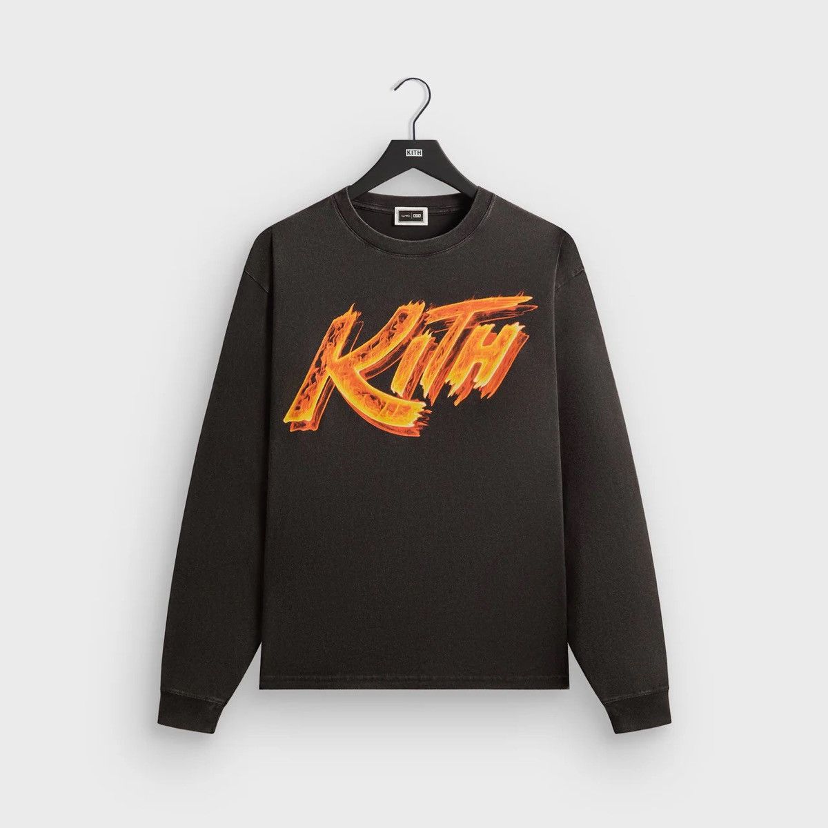 Kith Street Fighter Vintage Flame Longsleeve Tee