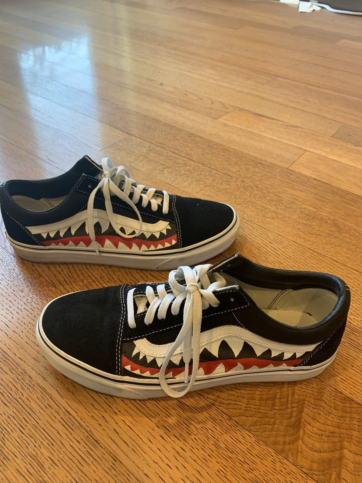 Vans Custom Shark Teeth Vans Old Skool