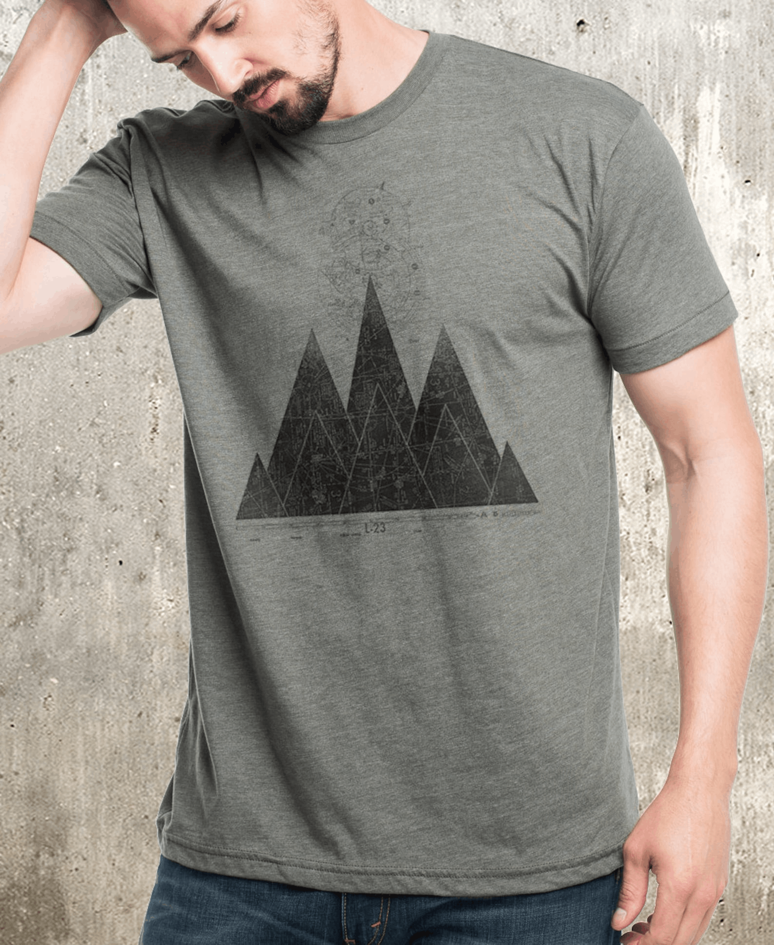 Vintage Mountain Tee Shirt Outdoor Graphic T Shirt
