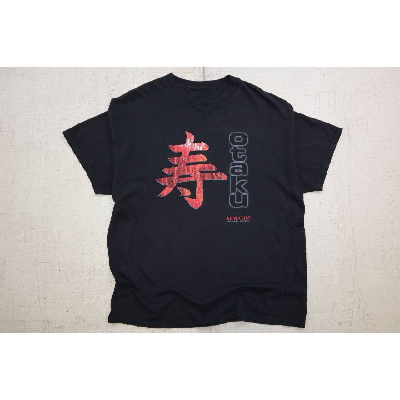 Vintage 90s Suncoast Otaku Staff Graphic Tee T Shirt Xl Hoodie, Sweatshirt | FlexRushtees.com