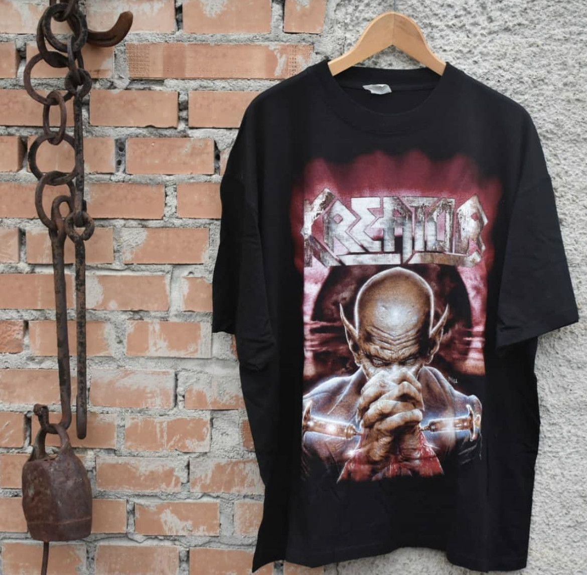Vintage 90s Kreator Outcast Tour 1997 Tee Hoodie, Sweatshirt | FlexRushtees.com