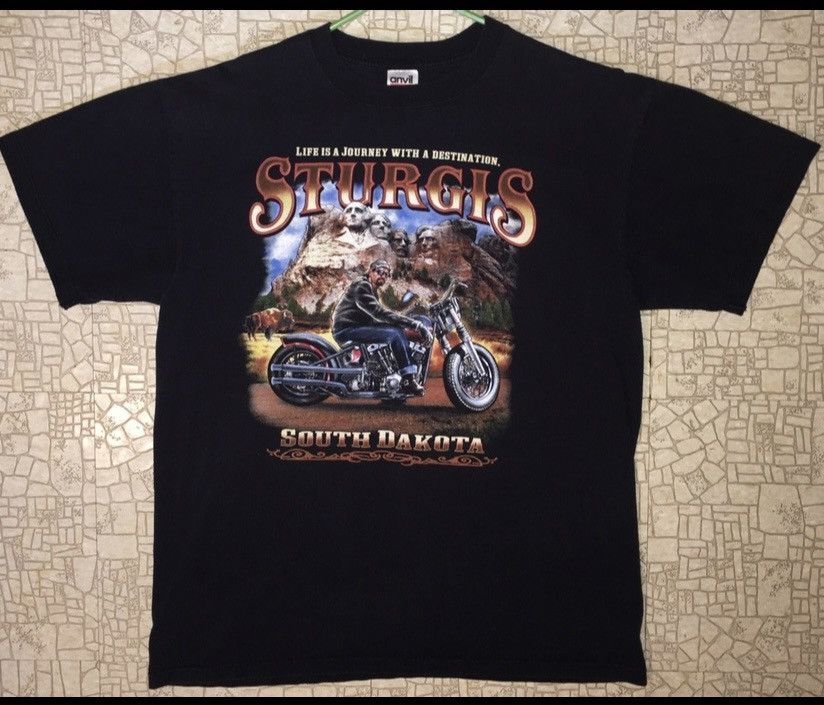 Vintage Sturgis South Dakota Life Is A Journey T Shirt