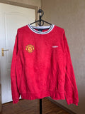 Vintage Manchester United Umbro Soccer Sweatshirt 00s Red