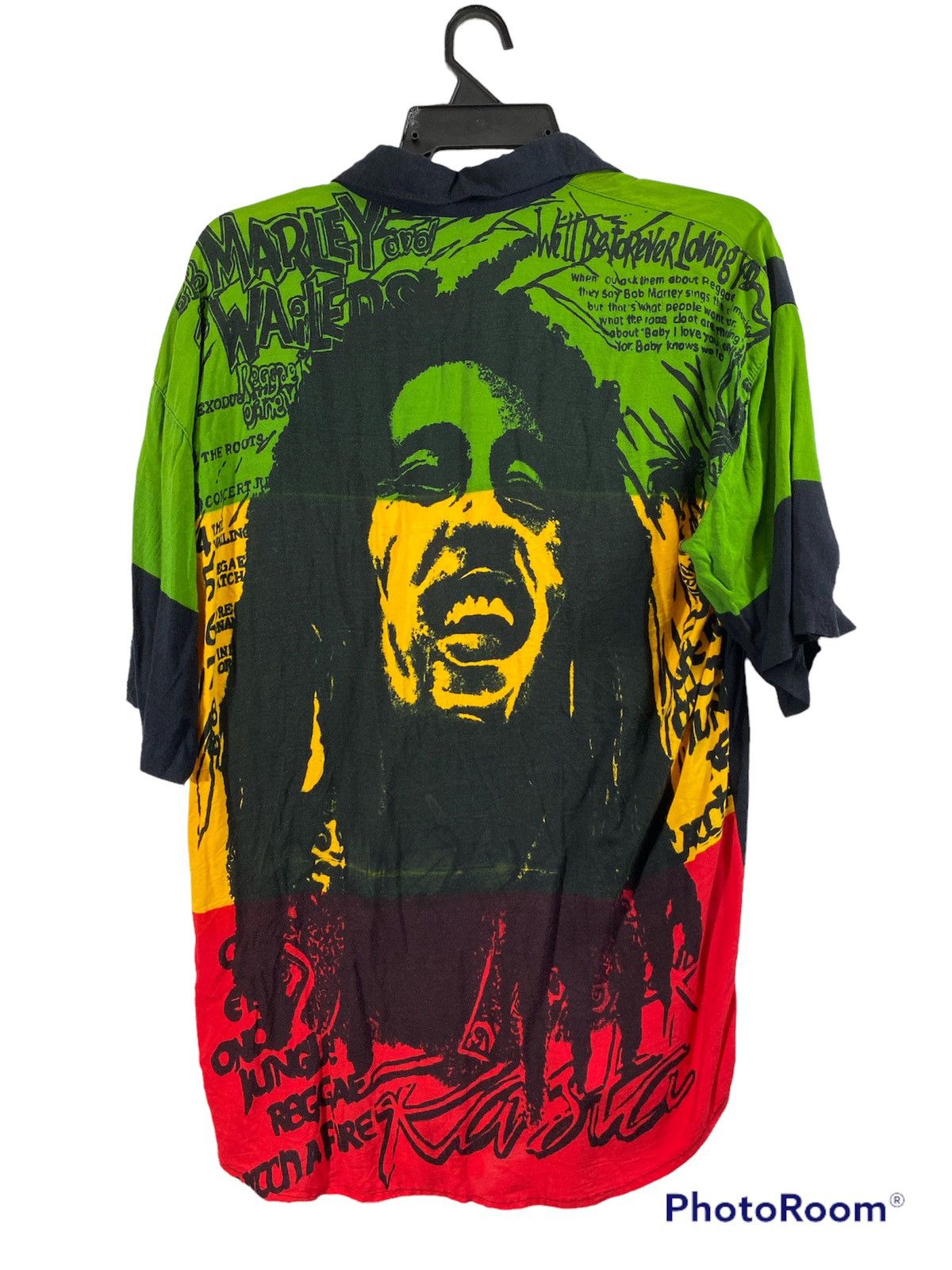 Bob Marley Tri Colour Big Print 100 Rayon T-Shirts, Hoodie, Sweatshirt | AU16VibeMintTees.com