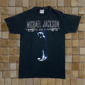 Vintage Michael Jackson T Shirt Adult Small Black 2000s Music Band Tee The King Of Pop Boys
