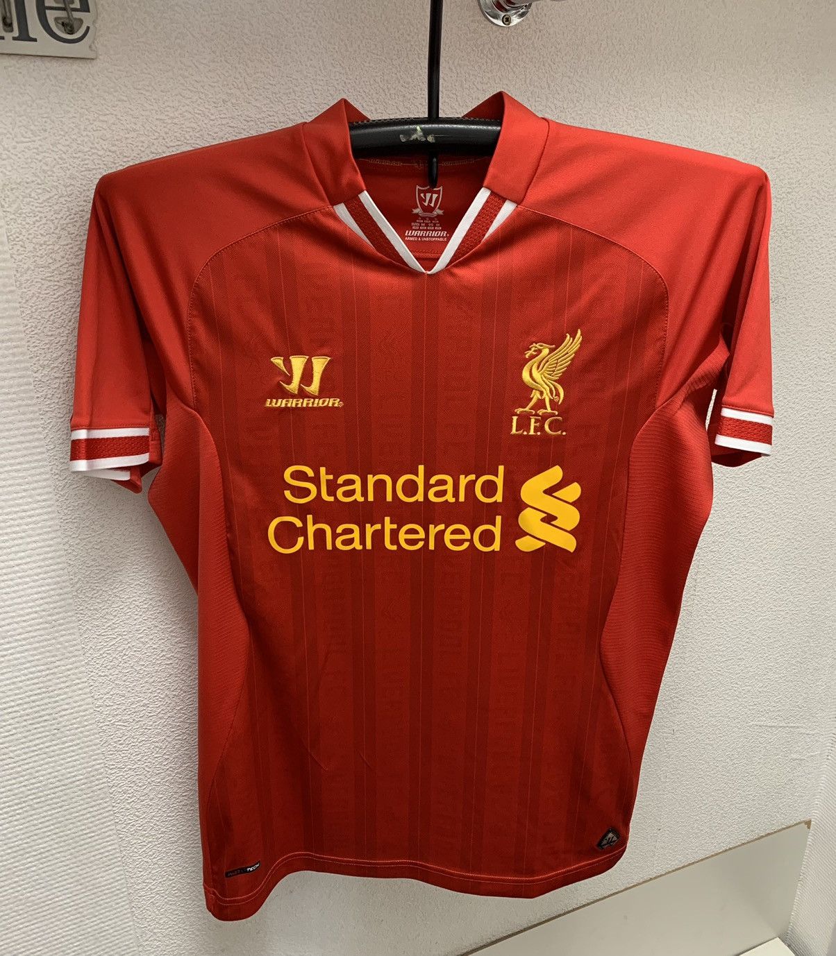 Liverpool Warrior Soccer Jersey S Size Standard Charted Red