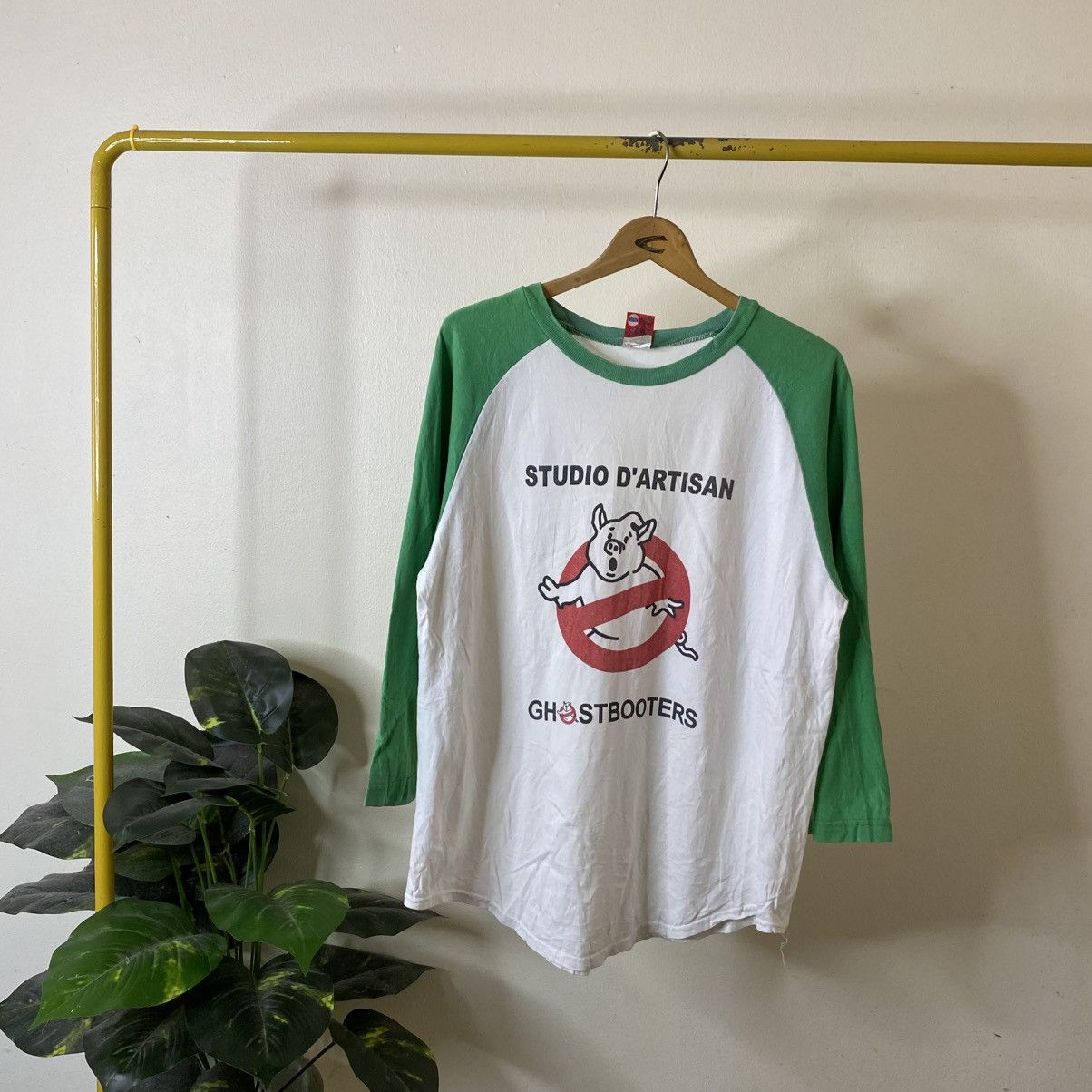 Studio D Artisan Ghostbooters Parody Ghosbusters Raglan T Shirt