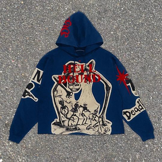Vintage Y2k Custom Hoodie Retro Printed T-Shirts, Sweatshirt | FlexRushtees.com