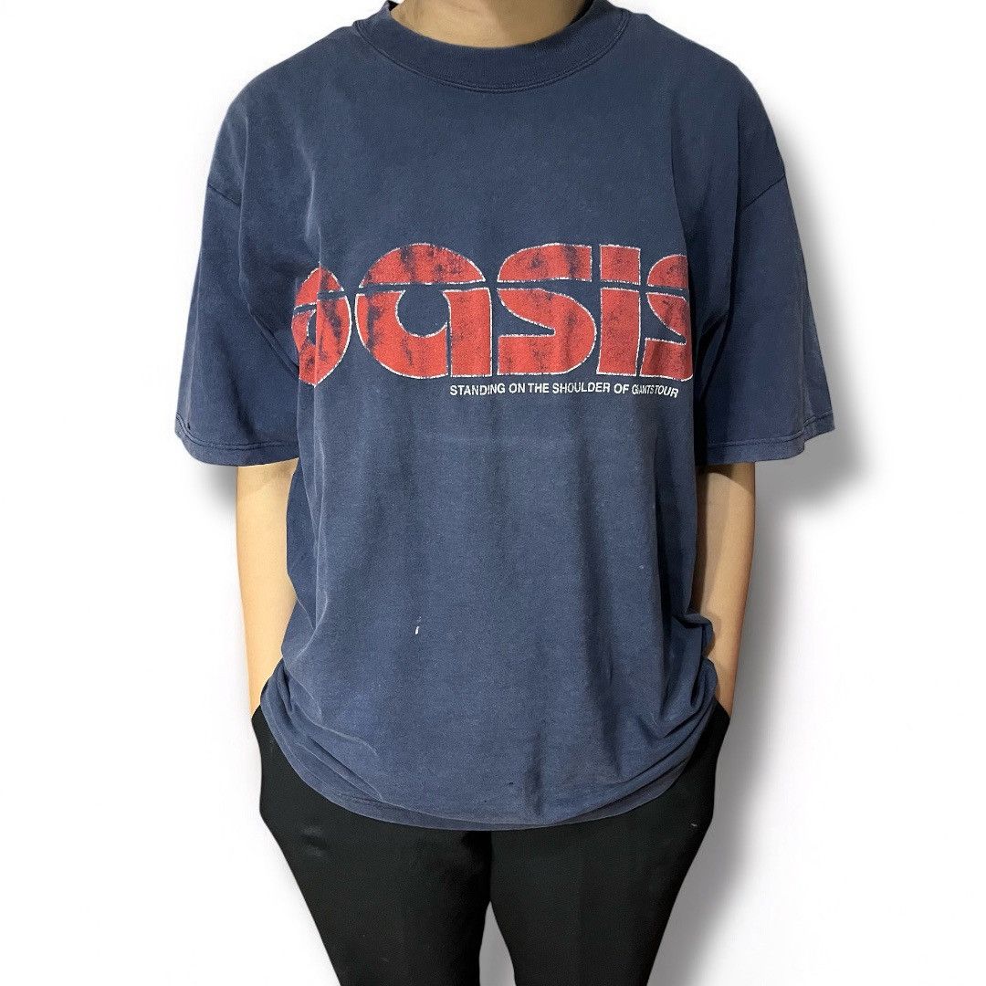 Vintage Oasis Standing On The Shoulder Of Giants Tour T-Shirts, Hoodie, Sweatshirt | FlexRushtees.com