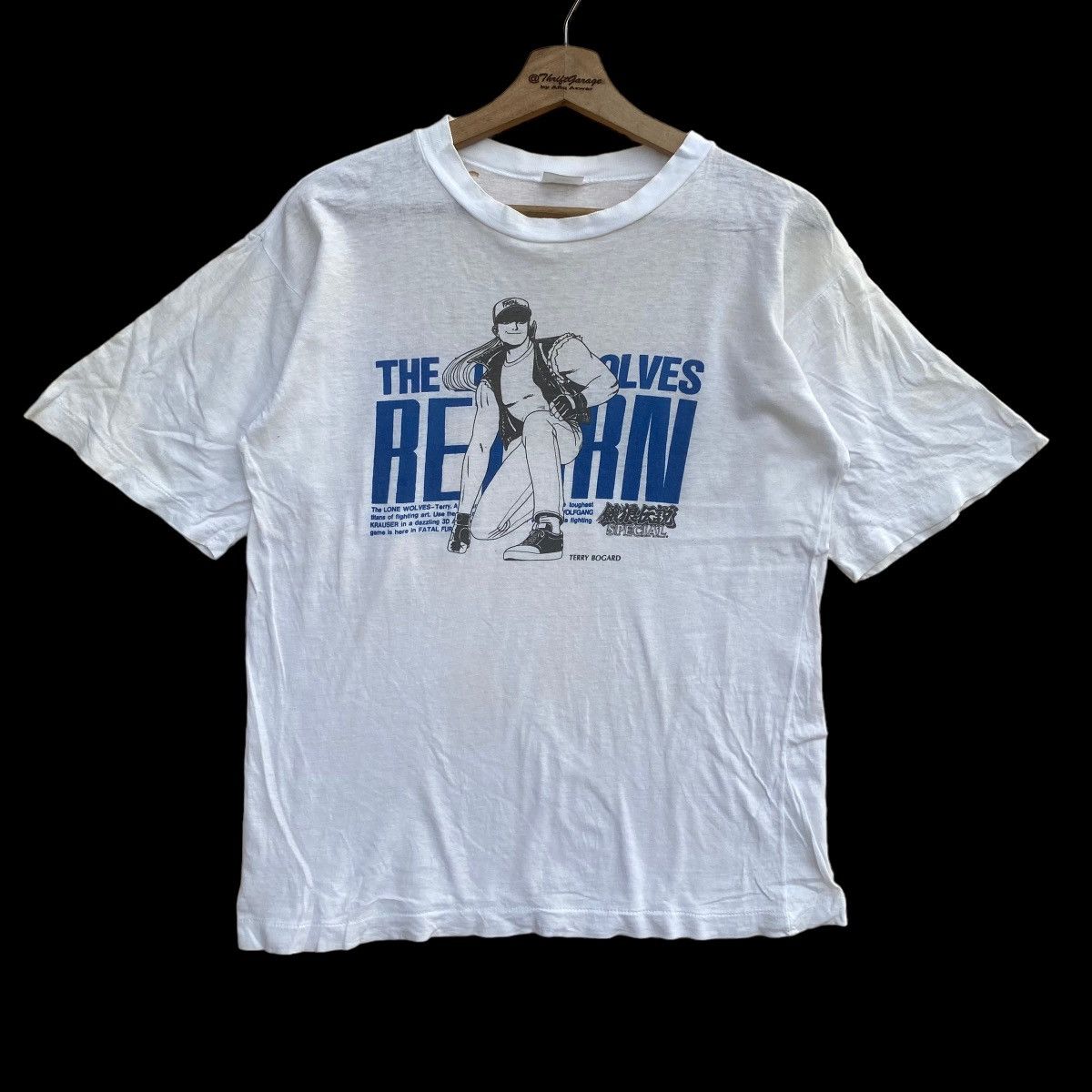 Vintage 90s King Of Fighter Terry Bogard Snk Tee