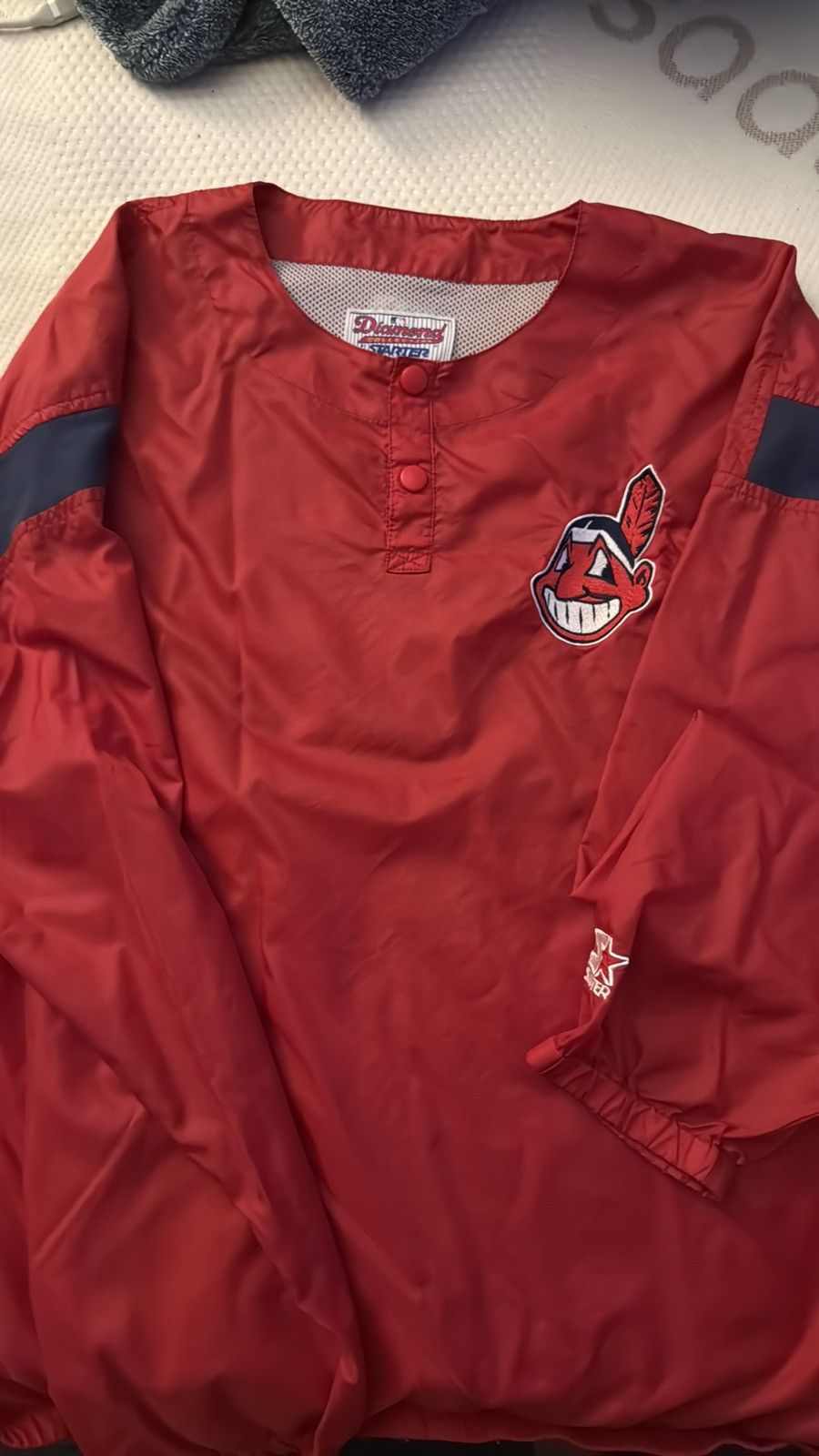 Starter Cleveland Indians Diamond Collection Starter Windbreaker