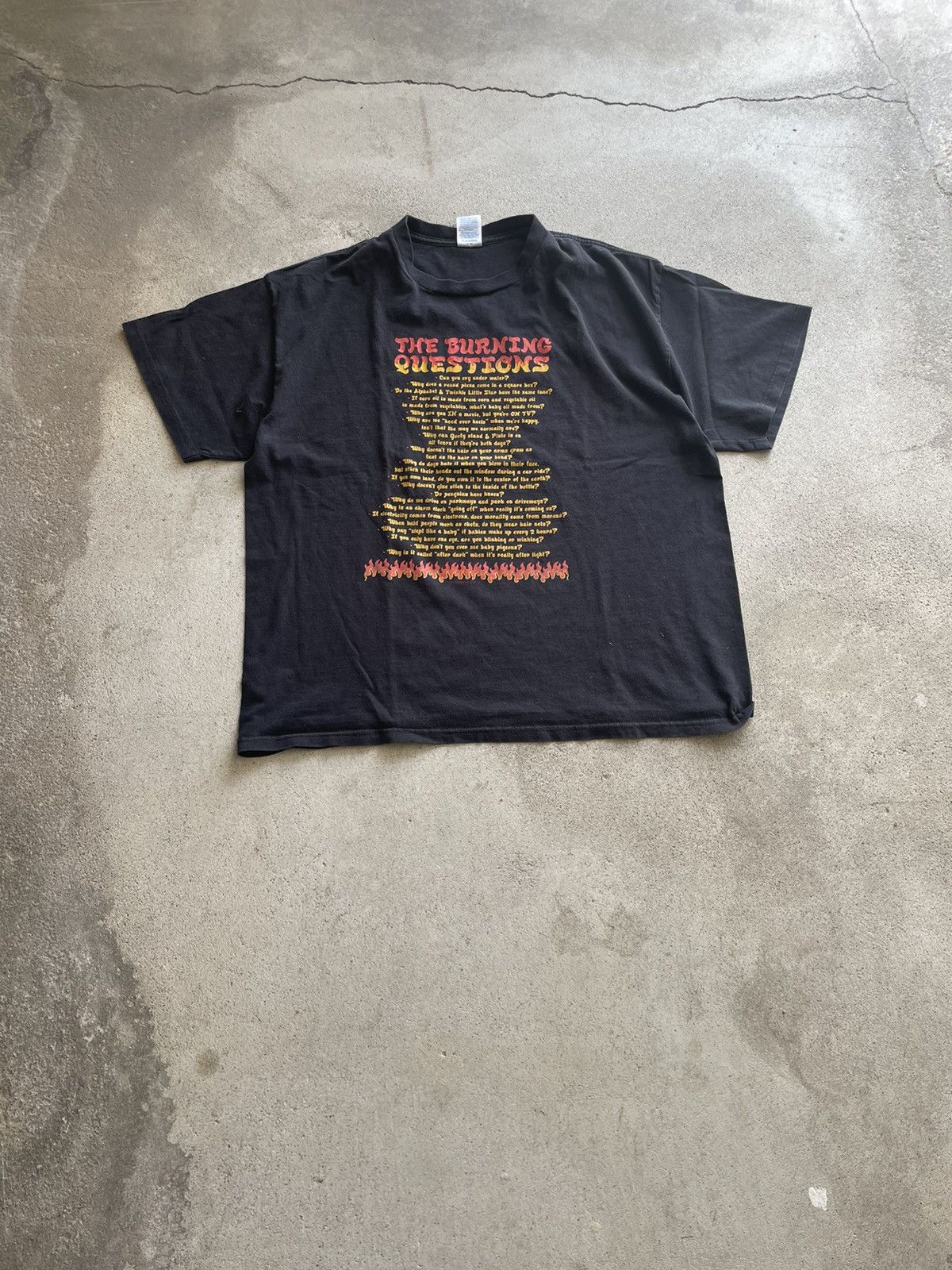 Vintage The Burning Questions Quote T Shirt Hoodie, Sweatshirt | FlexRushtees.com