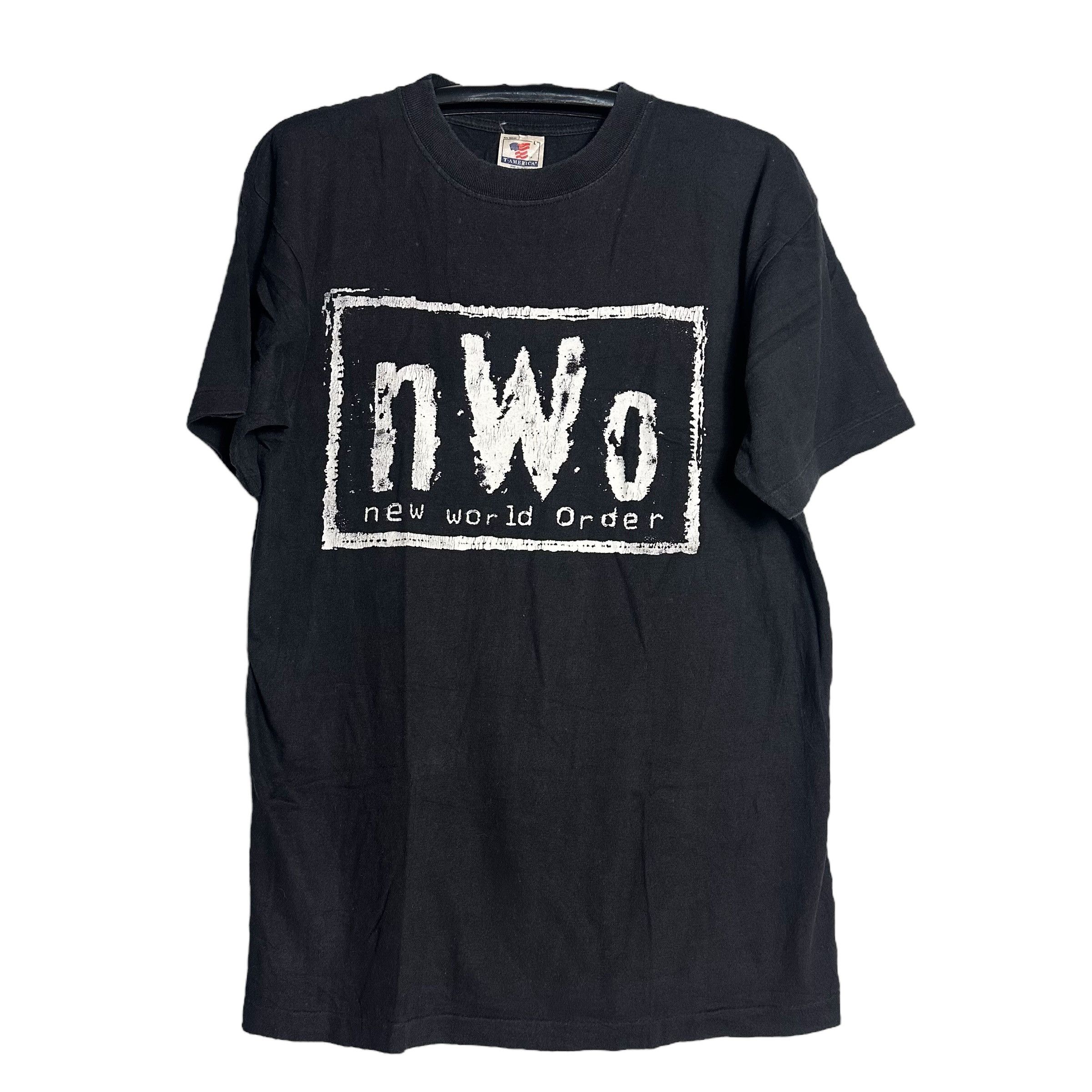 Wcw Nwo X Wwf Rare Vintage The New World Order Nwo T Shirt Single Stich Hoodie, Sweatshirt | FlexRushtees.com