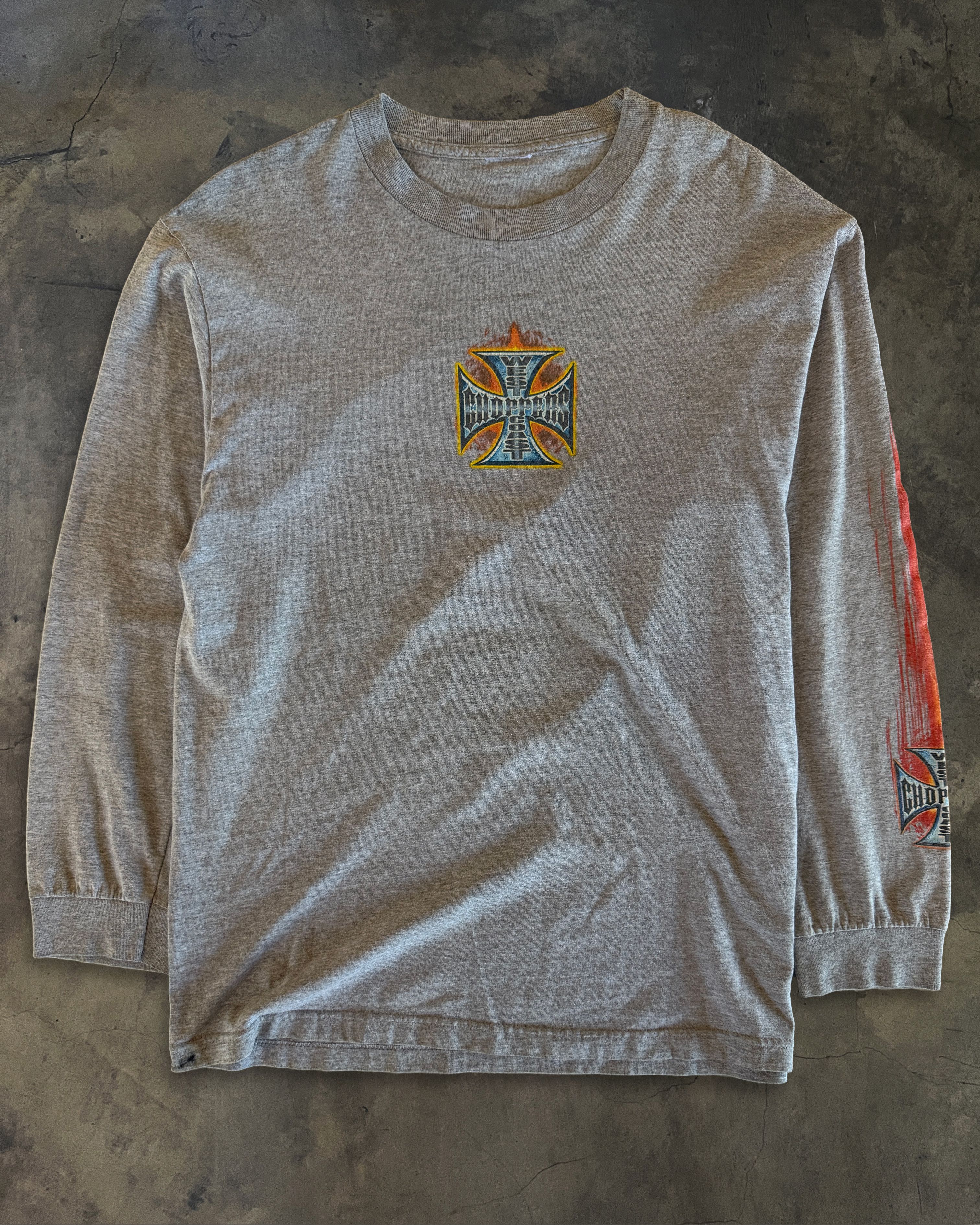 West Coast Choppers 2000 S West Coast Choppers Grey Long Sleeve