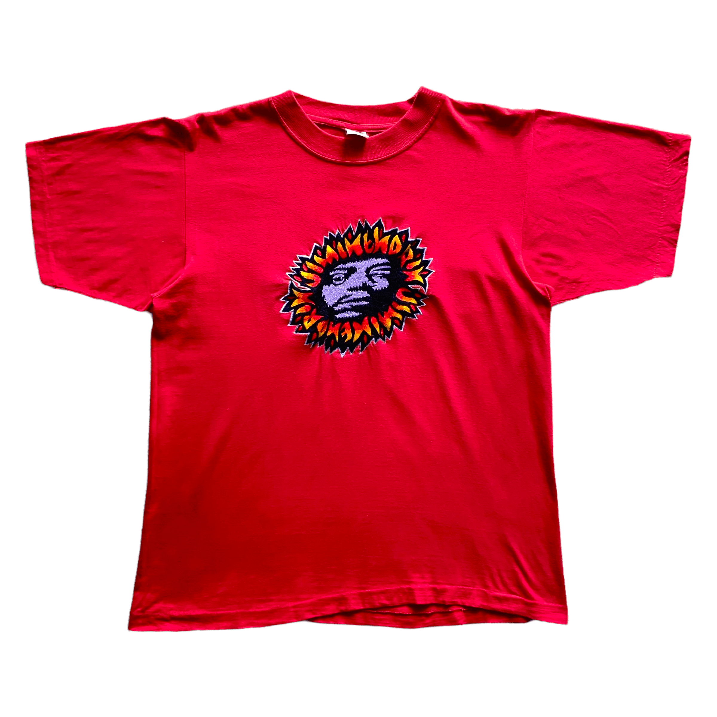 Vintage 80 S Jimi Hendrix Psychedilc Embroidery Face Tee