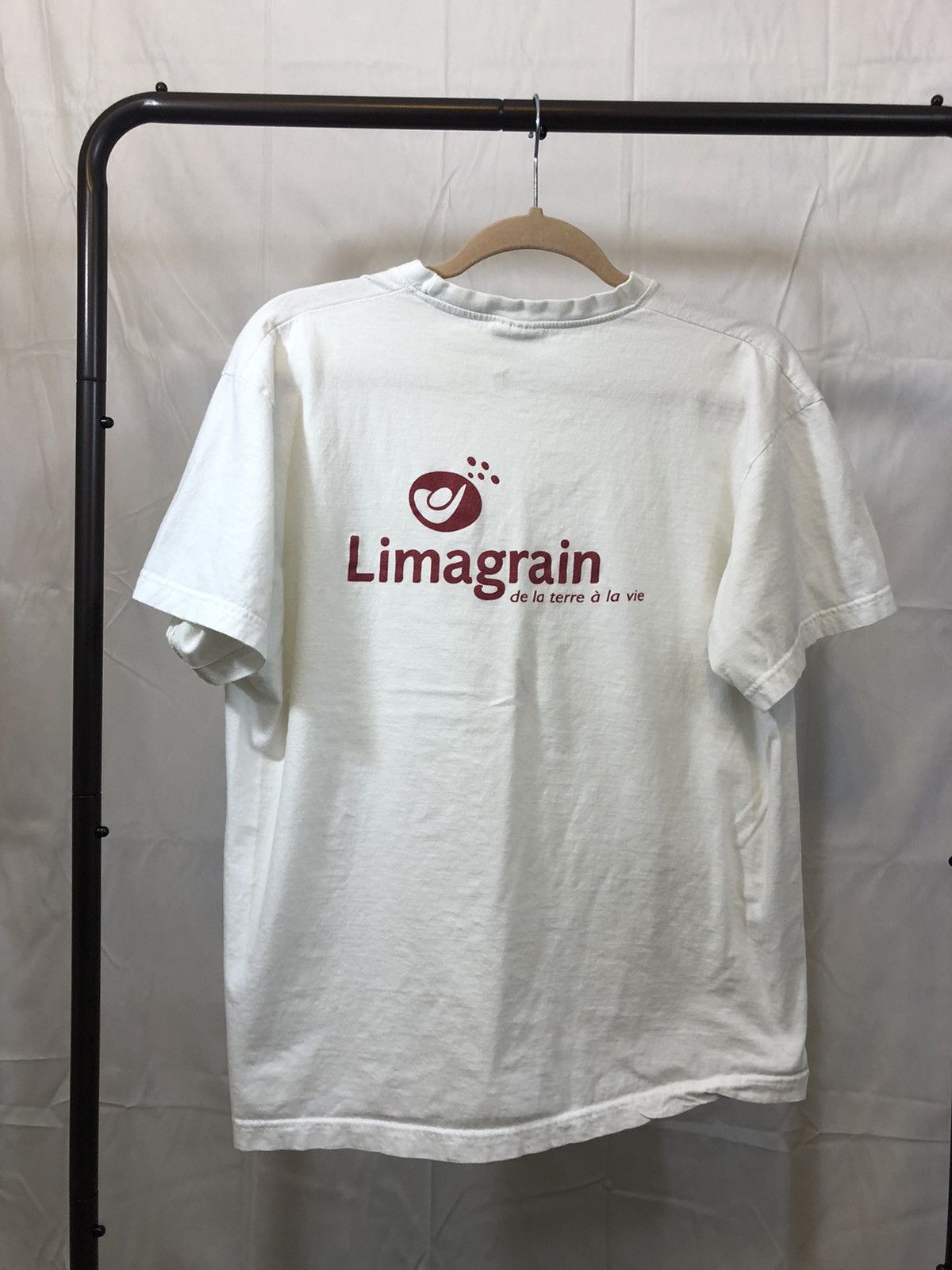 Vintage French Language Faded White Tee Hoodie, Sweatshirt | FlexRushtees.com
