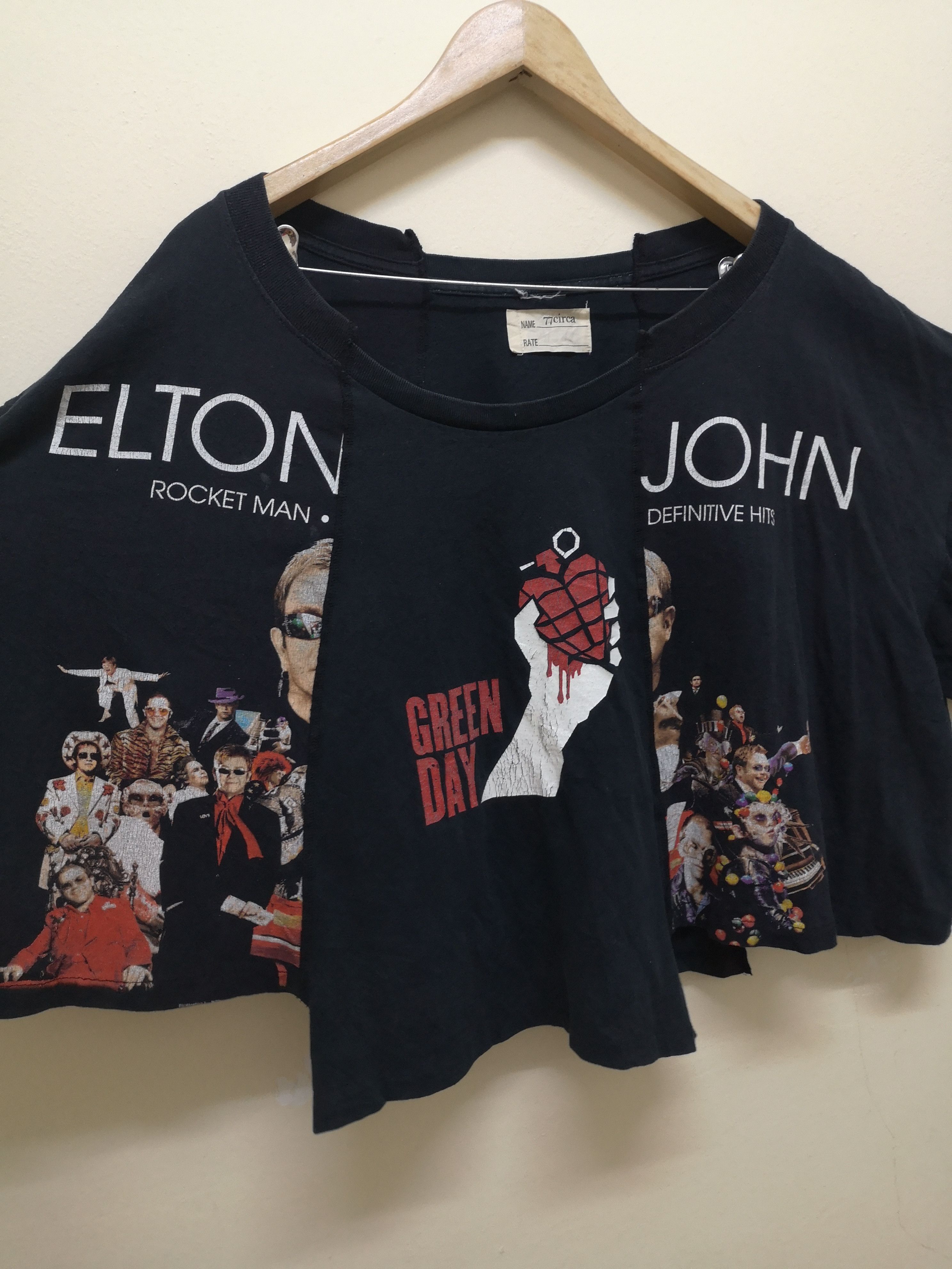 Japanese Brand Japan Brand 77 Circa X Band Green Day And Elton John T-Shirts, Hoodie, Sweatshirt | FlexRushtees.com