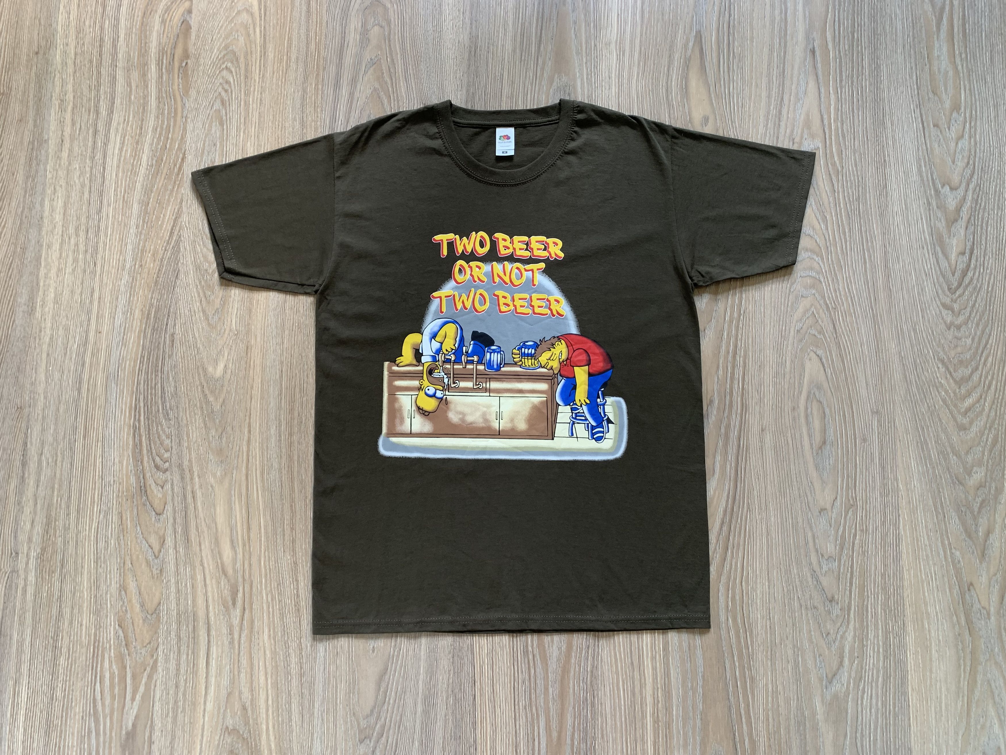 The Simpsons X Vintage Vintage The Simpson Two Beer Or Not Two Beer T Shirt Hoodie, Sweatshirt | FlexRushtees.com