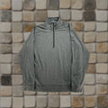 Travismathew Travis Mathew Sweater Mens Xl Gray Golf Cotton Blend Quarter Zip Logo Pullover Knit Moc T-Shirts, Hoodie,...