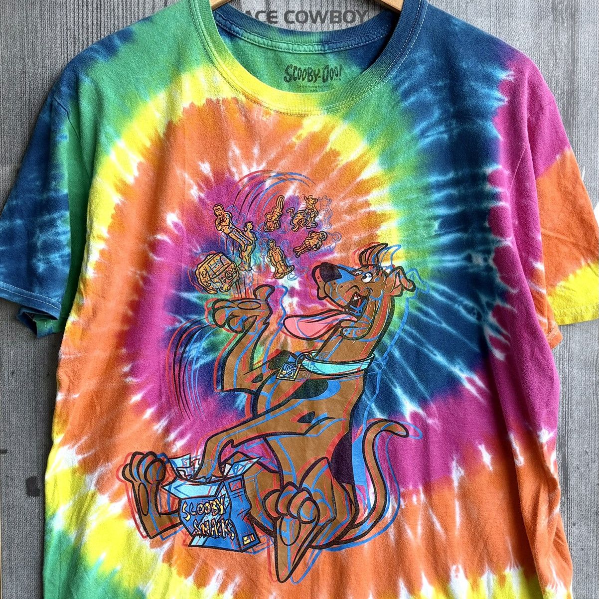 Other Scooby Doo Tie Dye T Shirt Cartoon Psychedelic Graphic Tee