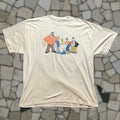 Olive Vintage Popeye Cartoon Comic Art Tee Shirt Olive Oil Bluto Wellington Wimpy Xl White Men Short Hoodie, Sweatshirt