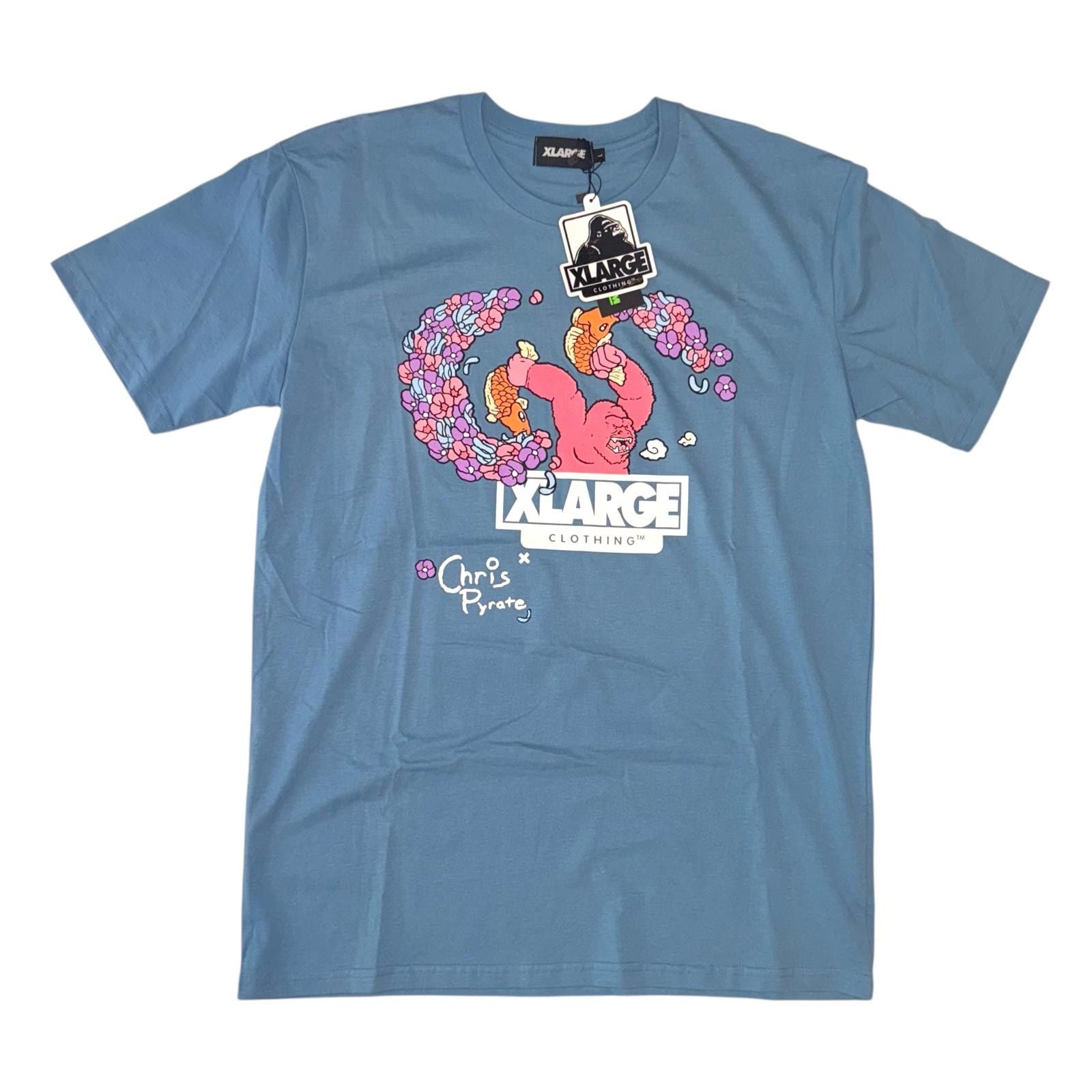 Designer Xlarge Clothing Chris Pyrate Nwt Deadstock Collab T Shirt Hoodie, Sweatshirt | FlexRushtees.com