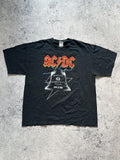 Dc Vintage Ac Dc T Shirt 2009 Tee Black Ice European Tour Band Hoodie, Sweatshirt | FlexRushtees.com
