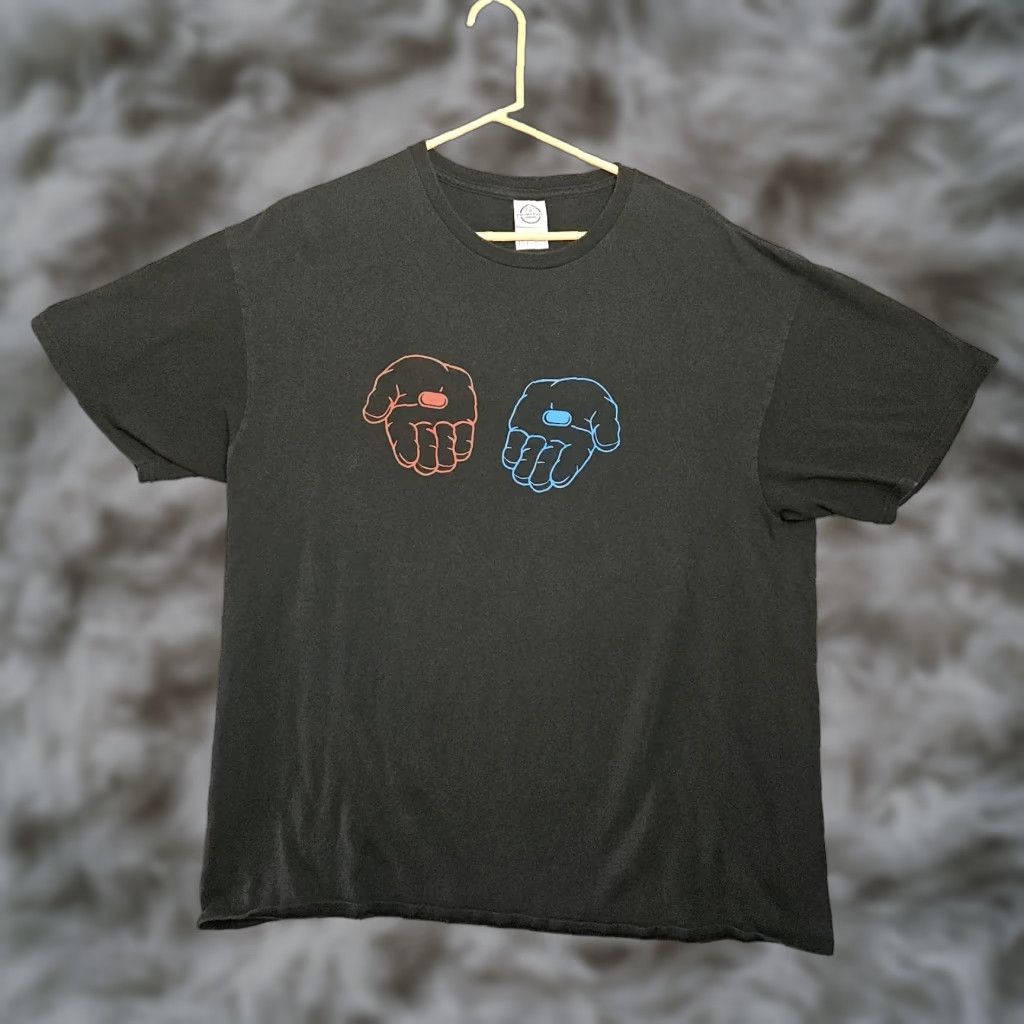 Vintage Delta T Shirt Men Xl Black Movie The Matrix Y2k Red Pill Blue Pill Morpheus 90s