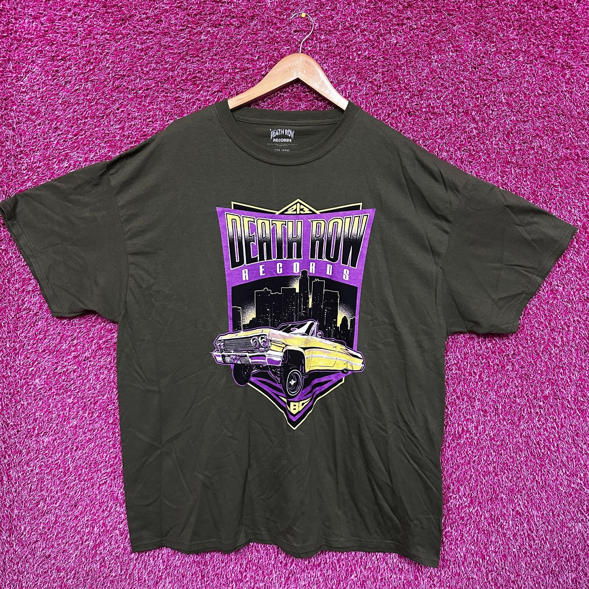 Row Records Death Row Records Hip Hop Tshirt Size 2x Hoodie, Sweatshirt | FlexRushtees.com
