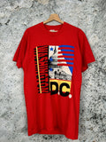 Vintage Washington Dc 1990 Graphic Tee Rare Made In Usa 90s Hoodie, Sweatshirt | FlexRushtees.com
