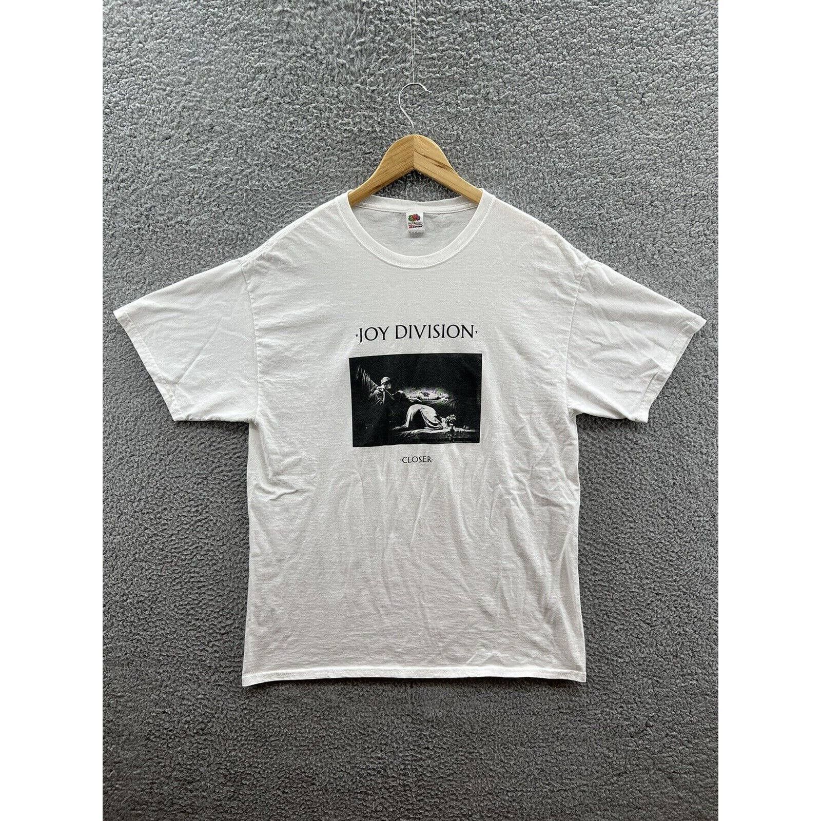 Fruit Of The Loom Fruit Of The Loom Joy Division Closer White Men S Size Large T-Shirts, Hoodie, Sweatshirt