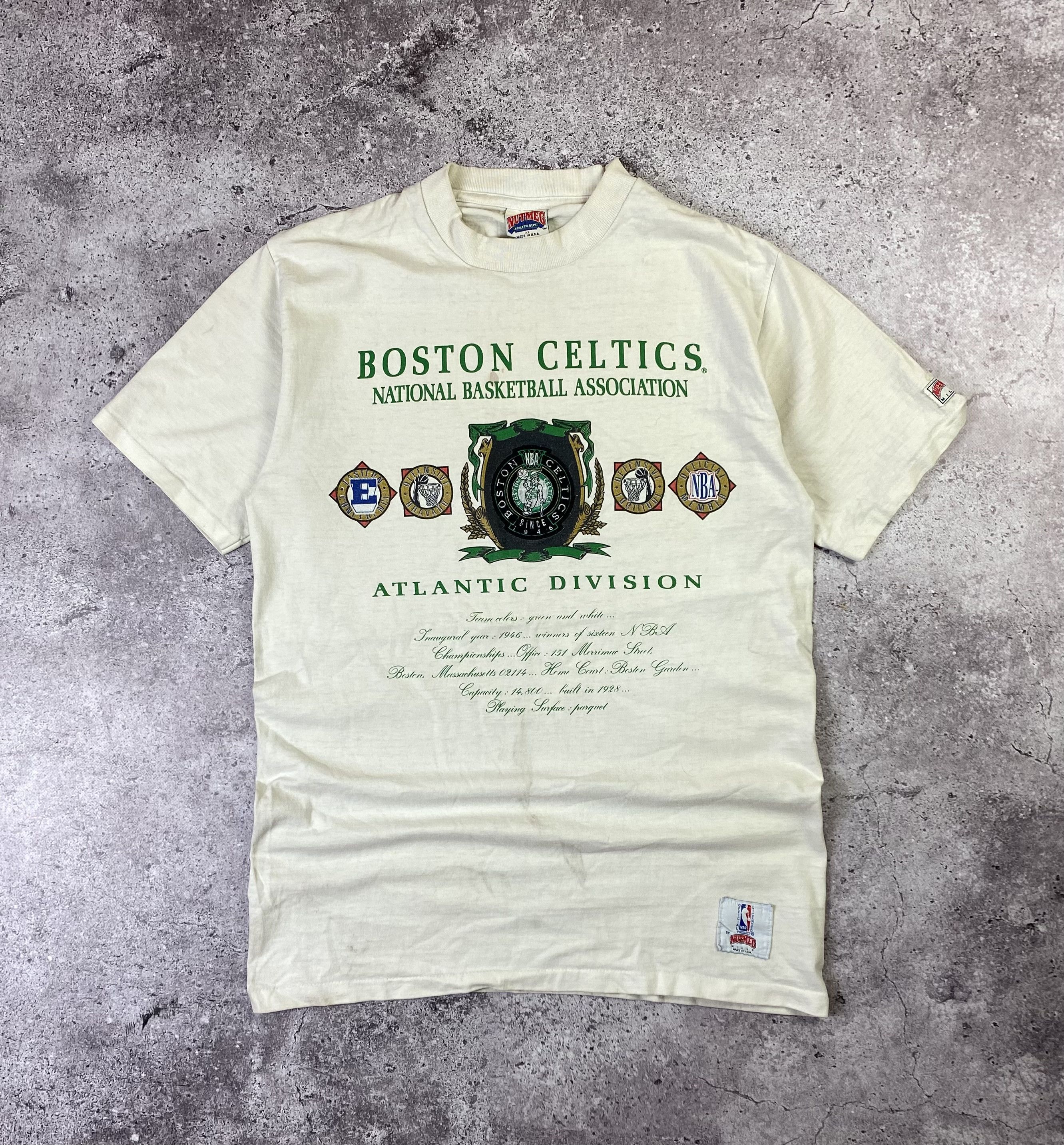 Nutmeg Vintage 80s Boston Celtics Nutmeg Mils T Shirt Hoodie, Sweatshirt | FlexRushtees.com