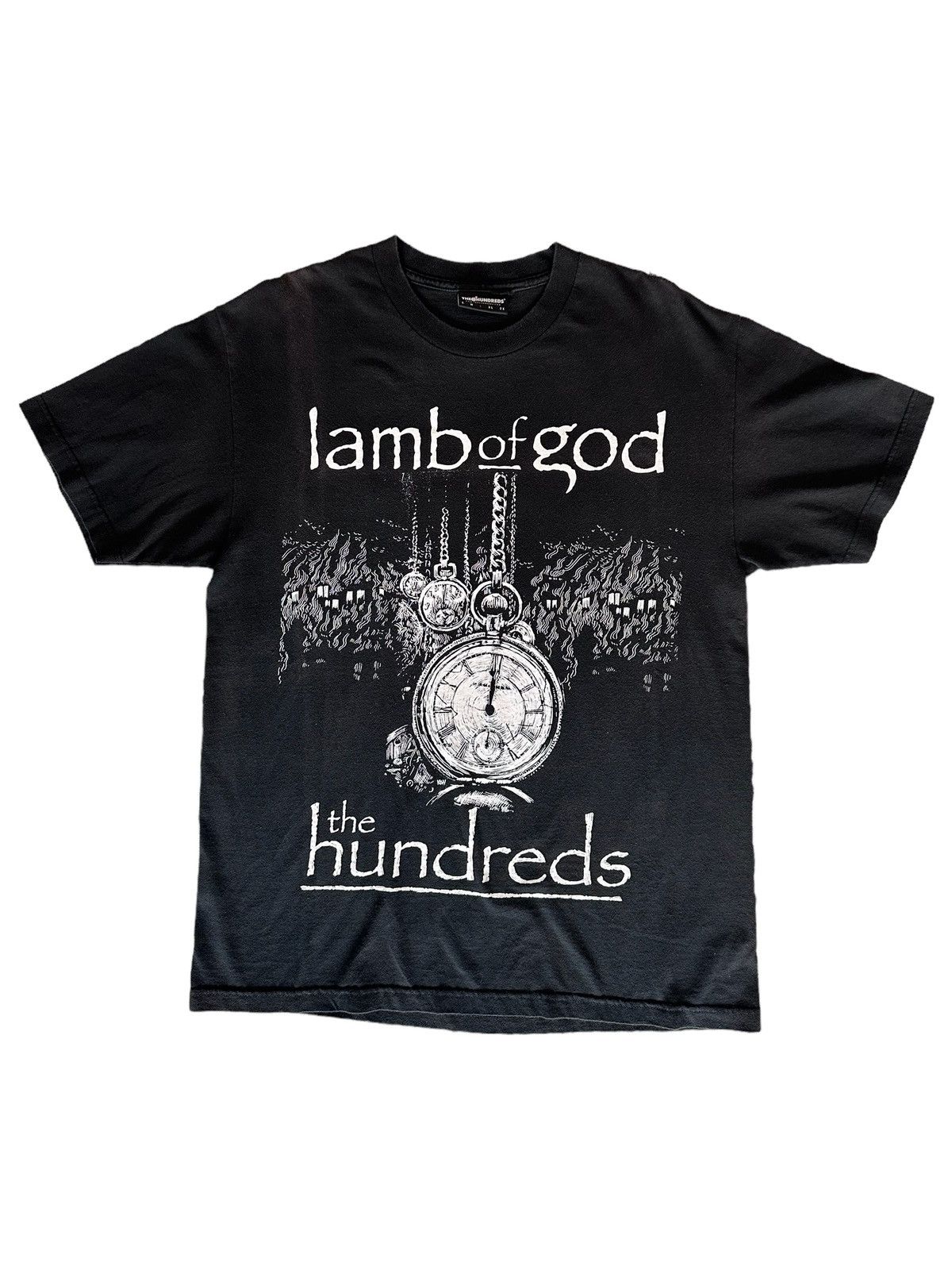 The Hundreds Band Tee Size L Rare Collab Hoodie, Sweatshirt | FlexRushtees.com