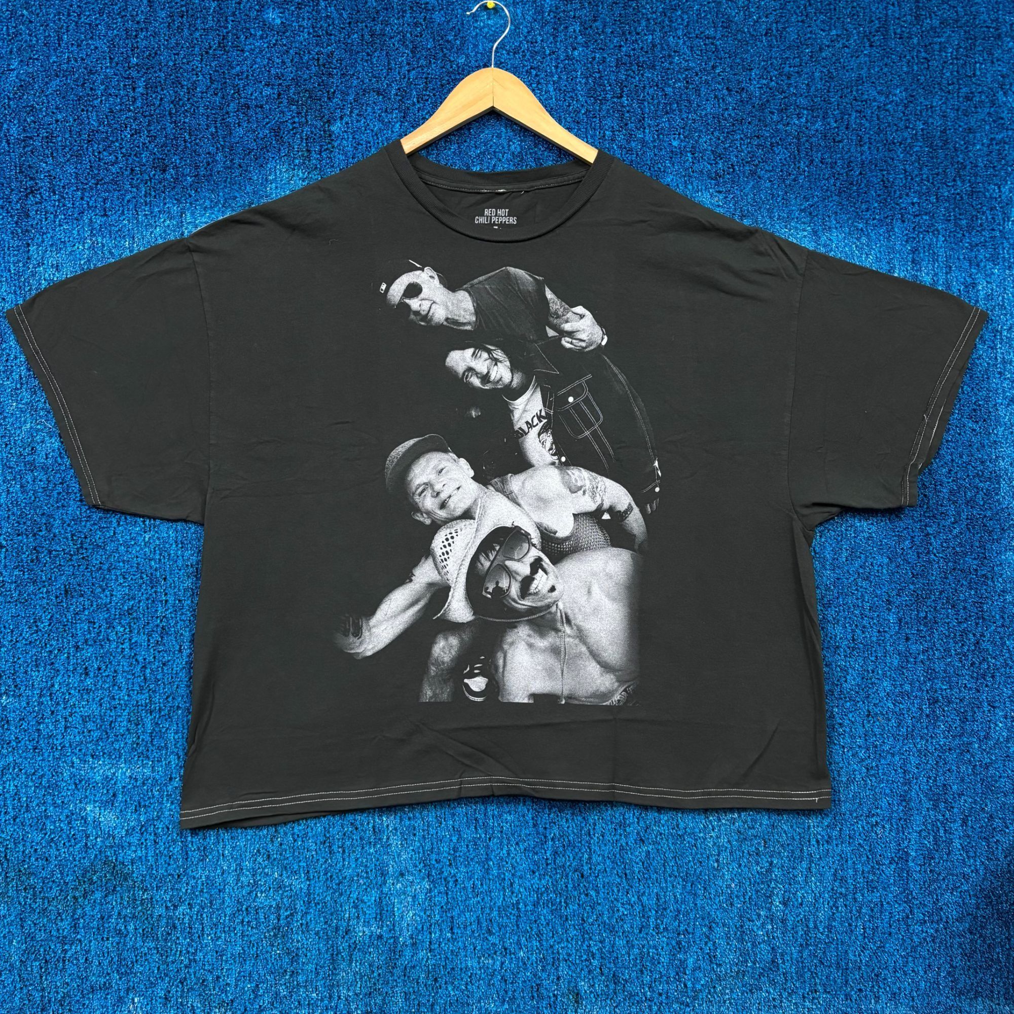 Band Tees Red Hot Chili Peppers Portrait Oversized Funk Band Tee Xl Hoodie, Sweatshirt | FlexRushtees.com