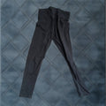 Vintage Aerie Chill Play Move Leggings Women S Large Black Solid Activewear Lightweight Full Leg Yog